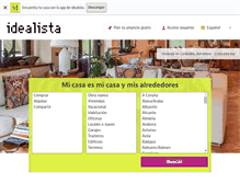Tablet Screenshot of idealista.com